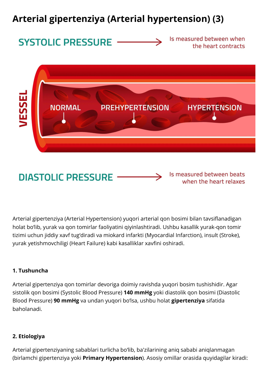 Arterial gipertenziya
