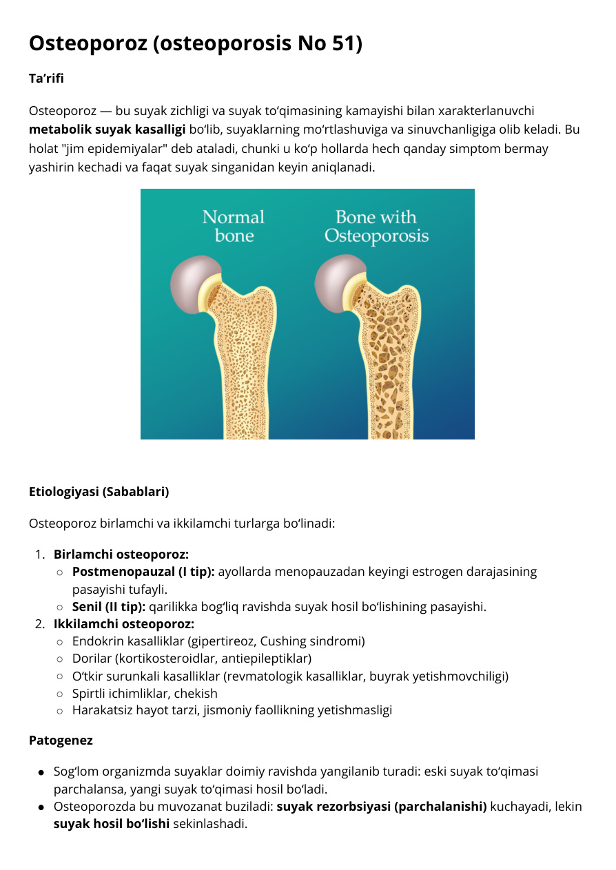 Osteoporoz