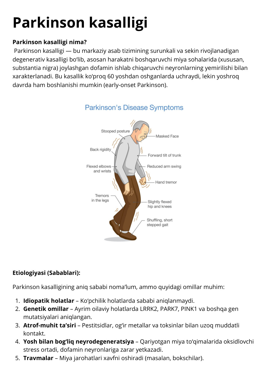 Parkinson kasalligi (1)
